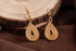 Bamboo India Droplates earrings