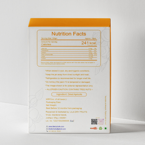 Lila Dry Fruits Premium Dried Apricots