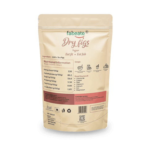 Fabeato Dry Figs / Premium Dried Afghani Anjeer
