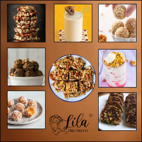 Lila Dry Fruits Cashew Almond Apricot Anjeer Walnuts