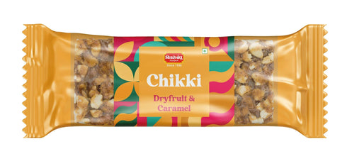 Chitale Bandhu Mithaiwale Dryfruit & Caramel Chikki Pack of 4