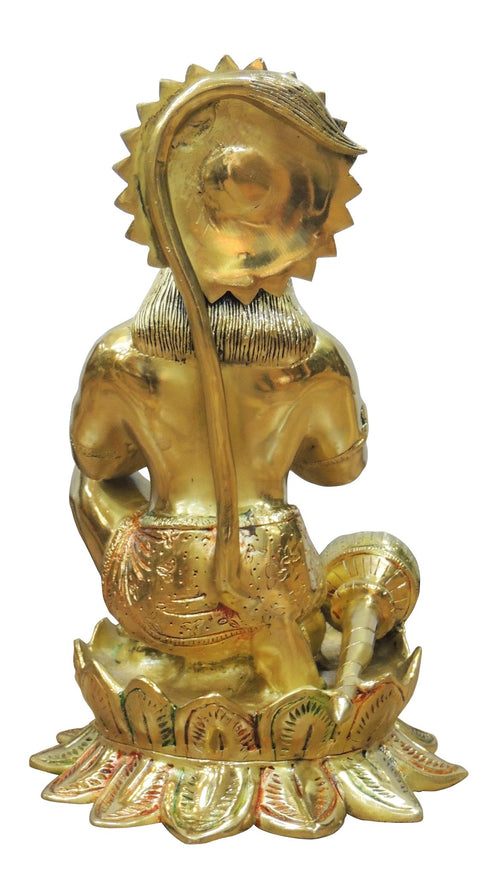 Brass Hanuman Ji Statue Idol 9.9 Kg