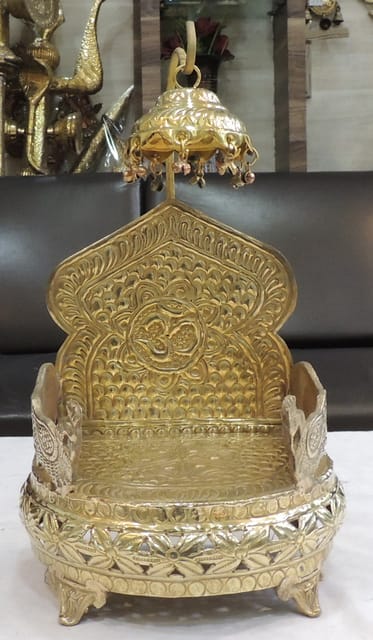 Brass Shingasan Dhalai For God Idol 1.03 KG
