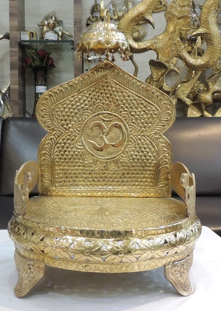 Brass Shingasan Dhalai For God Idol 2.52 KG