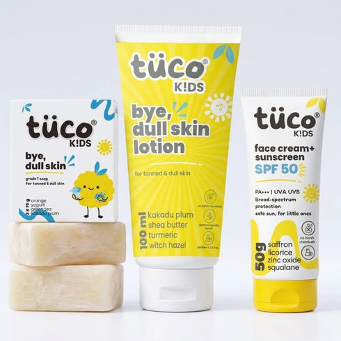 Tuco 3in1 Dull Skin Kit for Kids SPF 50