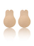 UNDERNEAT Reusable Adhesive Bunny Ups – Rabbit Ear Lift Design, Non-Adhesive Nipple Zone, Extra Lift Support - Beige