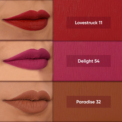 Parul Garg Beauty Dusky Trio: 3 Bestselling Deep Liquid Lipsticks
