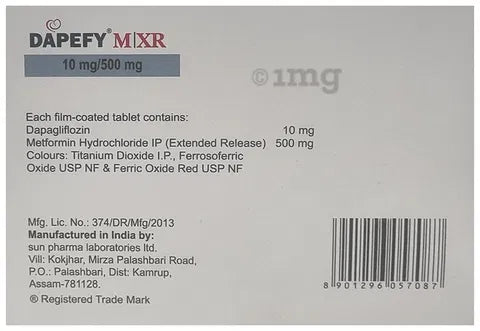 Dapefy M/XR 10mg/500mg