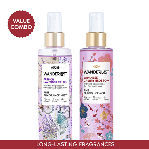 Wanderlust Best Sellers Floral Body Mist Combo