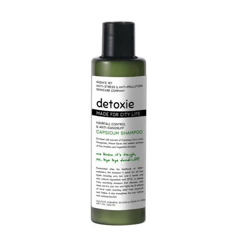 Detoxie Hairfall Control & Anti-Dandruff Capsicum Shampoo