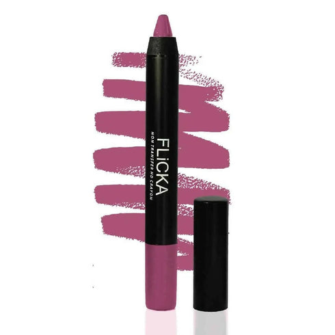 FLiCKA Lasting Lipsence Crayon Lipstick 04 I Am On Diet | Light Pink