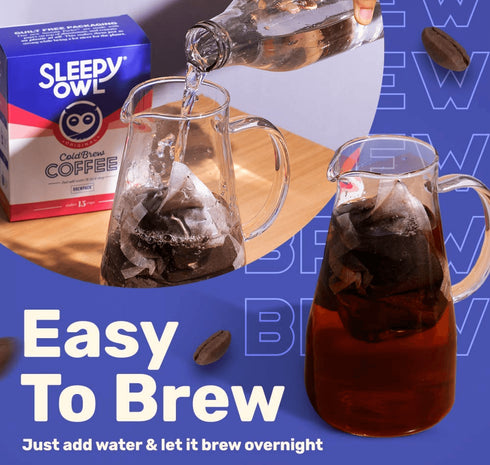 Sleepy Owl Coffee Cold Brew Packs / Assorted