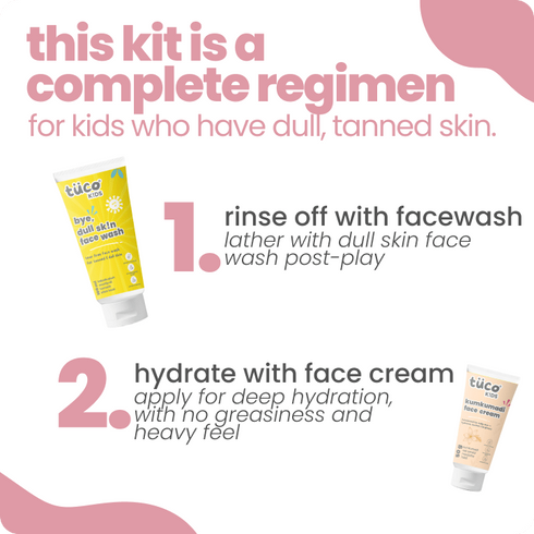 Tuco Kumkumadi Face Glow Regimen Dull Skin Face Wash + Kumkumadi Face Cream