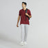 XYXX Element Combed Cotton Polo T-shirts Bold Burgundy