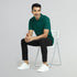 XYXX Element Combed Cotton Polo T-shirts Forest Green