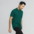 XYXX Element Combed Cotton Polo T-shirts Forest Green