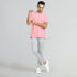 XYXX Element Combed Cotton Polo T-shirts French Pink