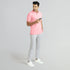 XYXX Element Combed Cotton Polo T-shirts French Pink
