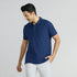 XYXX Element Combed Cotton Polo T-shirts Midnight Blue