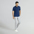XYXX Element Combed Cotton Polo T-shirts Midnight Blue
