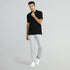 XYXX Element Combed Cotton Polo T-shirts Pitch Black
