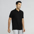 XYXX Element Combed Cotton Polo T-shirts Pitch Black