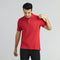 XYXX Element Combed Cotton Polo T-shirts Rio Red