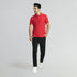 XYXX Element Combed Cotton Polo T-shirts Rio Red