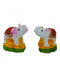 Rainbow Art Gallery Elephant Pair White