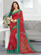 Deeva Sarees Red Cotton Saree