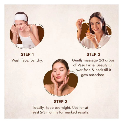 Vasuestore Vasu Facial Beauty Oil with Aloe Vera Gel