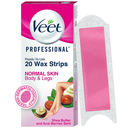 Veet Professional Waxing Strips for Women | Normal Skin