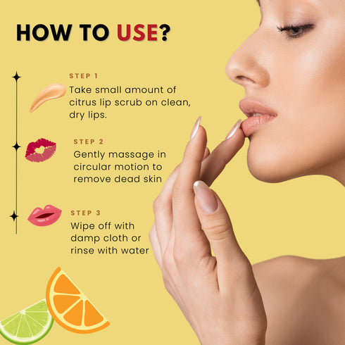 Tvishi Skincare Citrus Lip Scrub