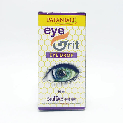 Patanjali Eyegrit Eye Drops - 10ml