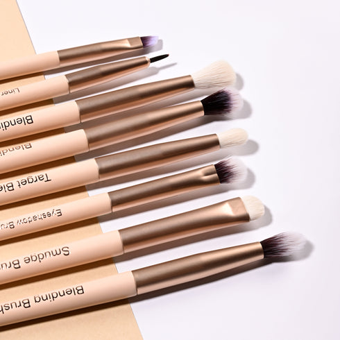 Milagro Beauty Eye Essential Makeup Brush Collection+ Brush Bag
