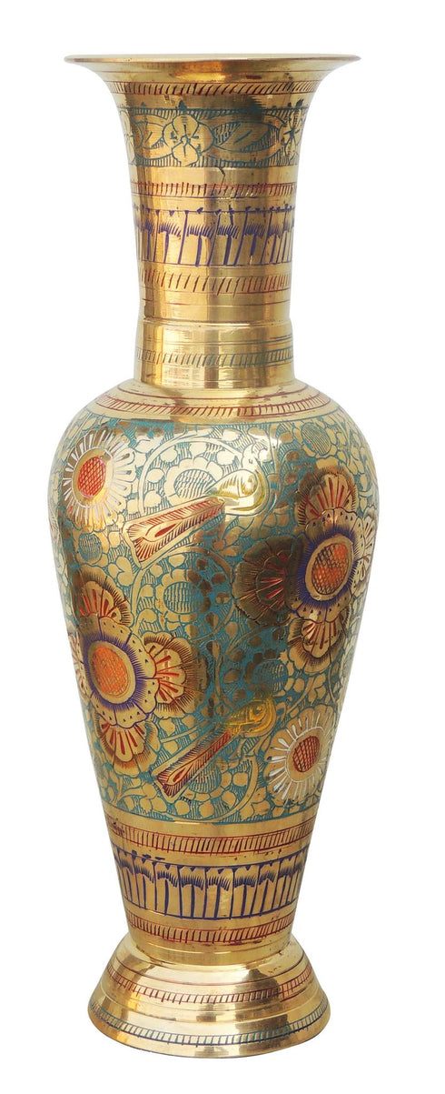 Brass Home And Garden Flower Pot Vase 0.75Kg
