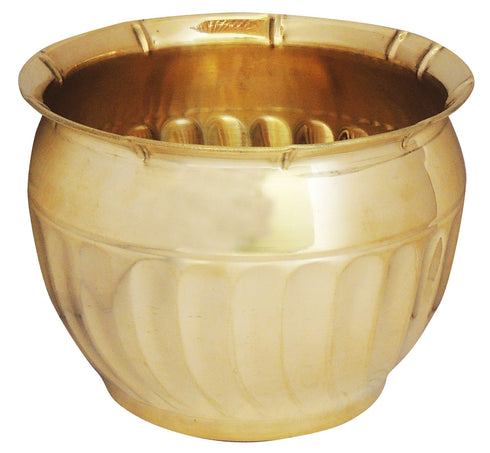 Brass Planter Pot Gamala 0.49Kg