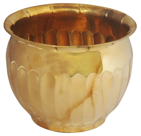 Brass Planter Pot Gamala 0.29Kg