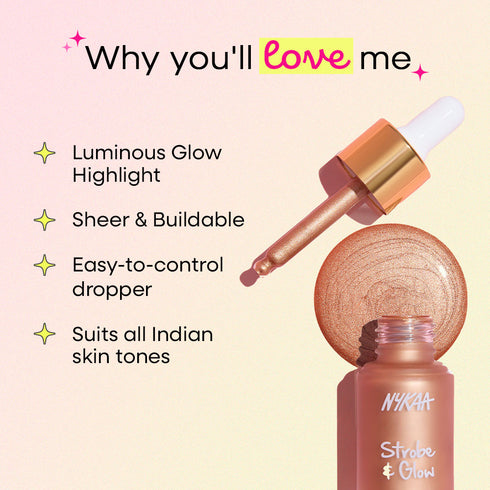 Nykaa Strobe & Glow Liquid Cream Highlighter (20ml)