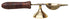 Brass Oil Lamp Deepak With Wooden Handle 0.05Kg