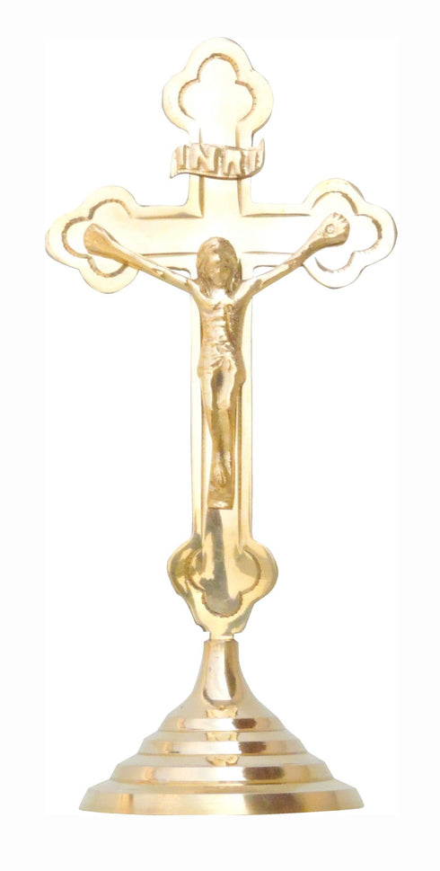 Brass Jesus On Cross 0.1Kg