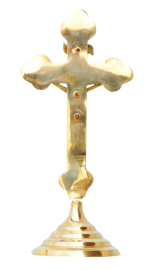 Brass Jesus On Cross 0.1Kg