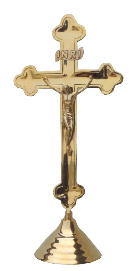 Brass Jesus On Cross 0.48Kg