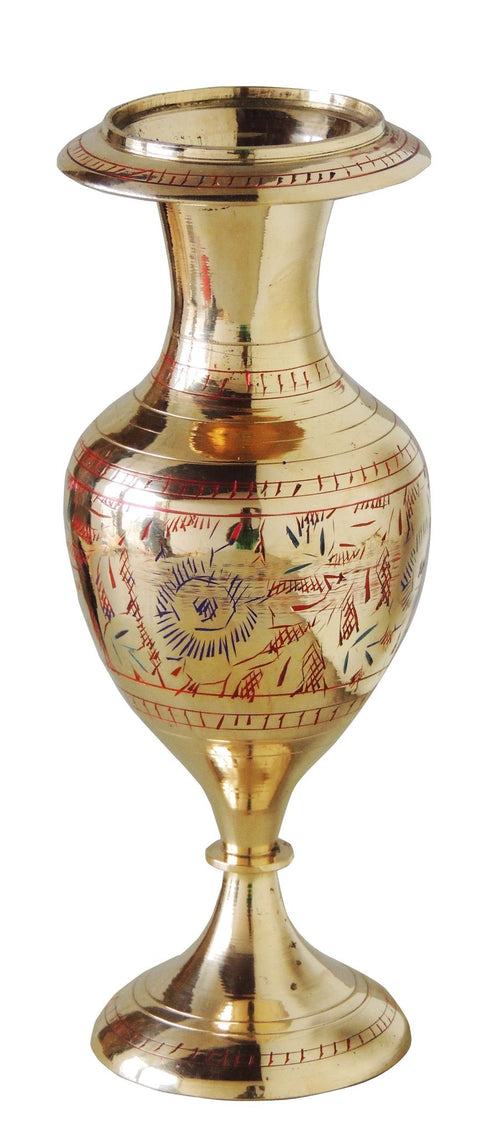 Brass Home Flower Pot Vase 0.34Kg
