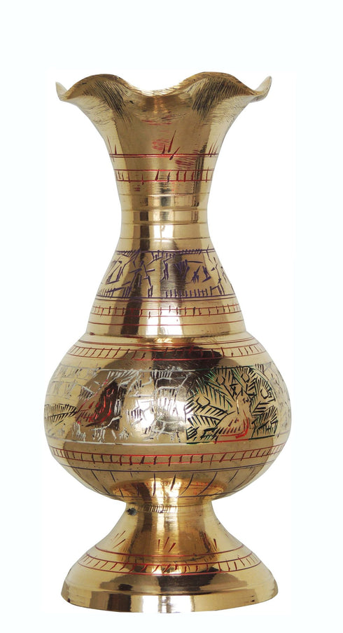 Brass Home Flower Pot Vase 0.305Kg