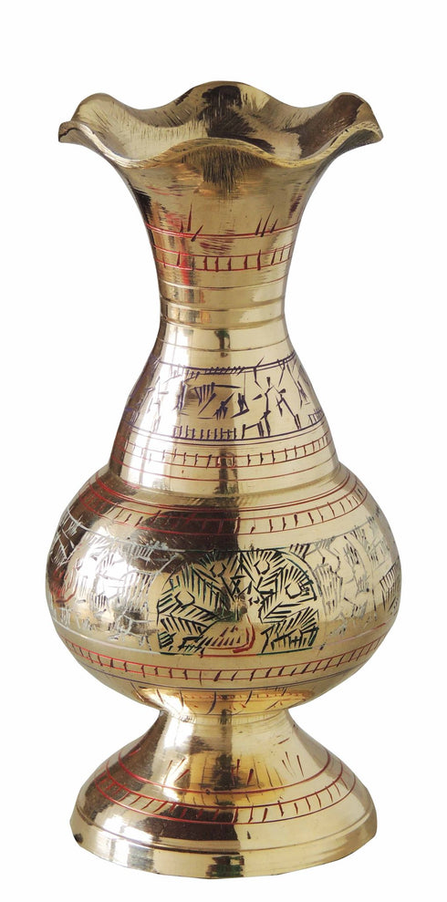 Brass Home Flower Pot Vase 0.305Kg