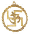 Brass Wall Hanging Swastic And Om 0.585Kg