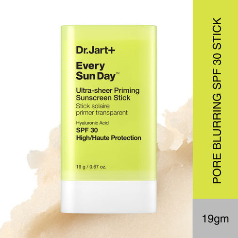 Dr.Jart+ Every Sun Day Ultra-Sheer Priming Sunscreen Stick SPF 30 With Hyaluronic Acid
