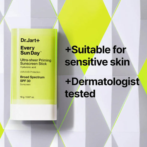 Dr.Jart+ Every Sun Day Ultra-Sheer Priming Sunscreen Stick SPF 30 With Hyaluronic Acid