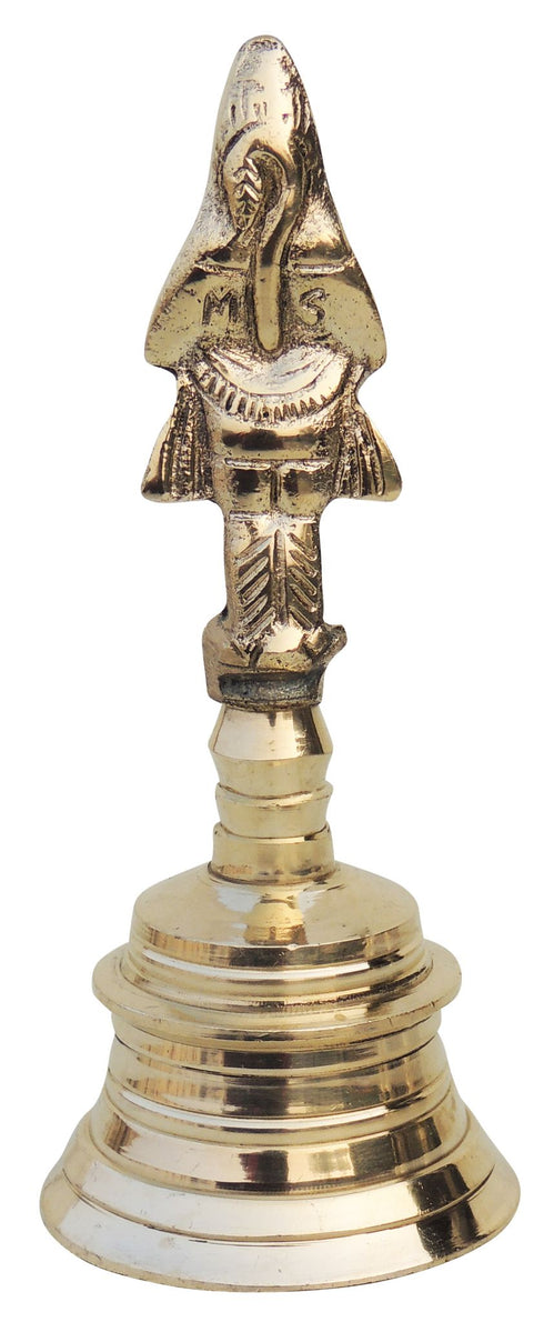 Brass Pooja Hand Bell Hanuman Ganti 0.28Kg